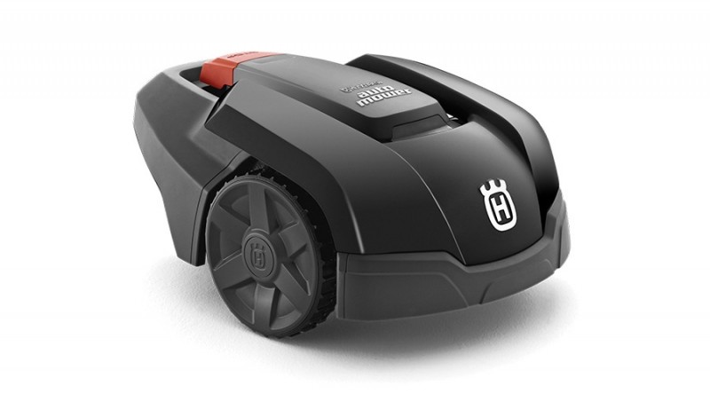 Husqvarna Automower, robotic lawnmower, as sold and installed by Ardkeen Hire Ltd., Waterford, Ireland