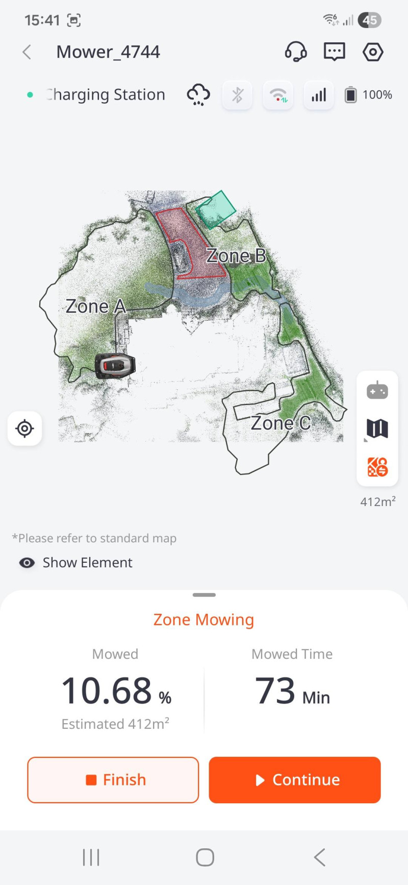 Sunseeker X4 Robotic Mower from Ardkeen Hire Ltd, Waterford, Ireland - using LiDAR and Vision AI to map and navigate even very complex lawns.